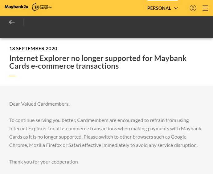 screencapture maybank2u my maybank2u malaysia en personal announcements 2020 september announcement ie ecommerce page 2020 09 21 11 38 33 副本